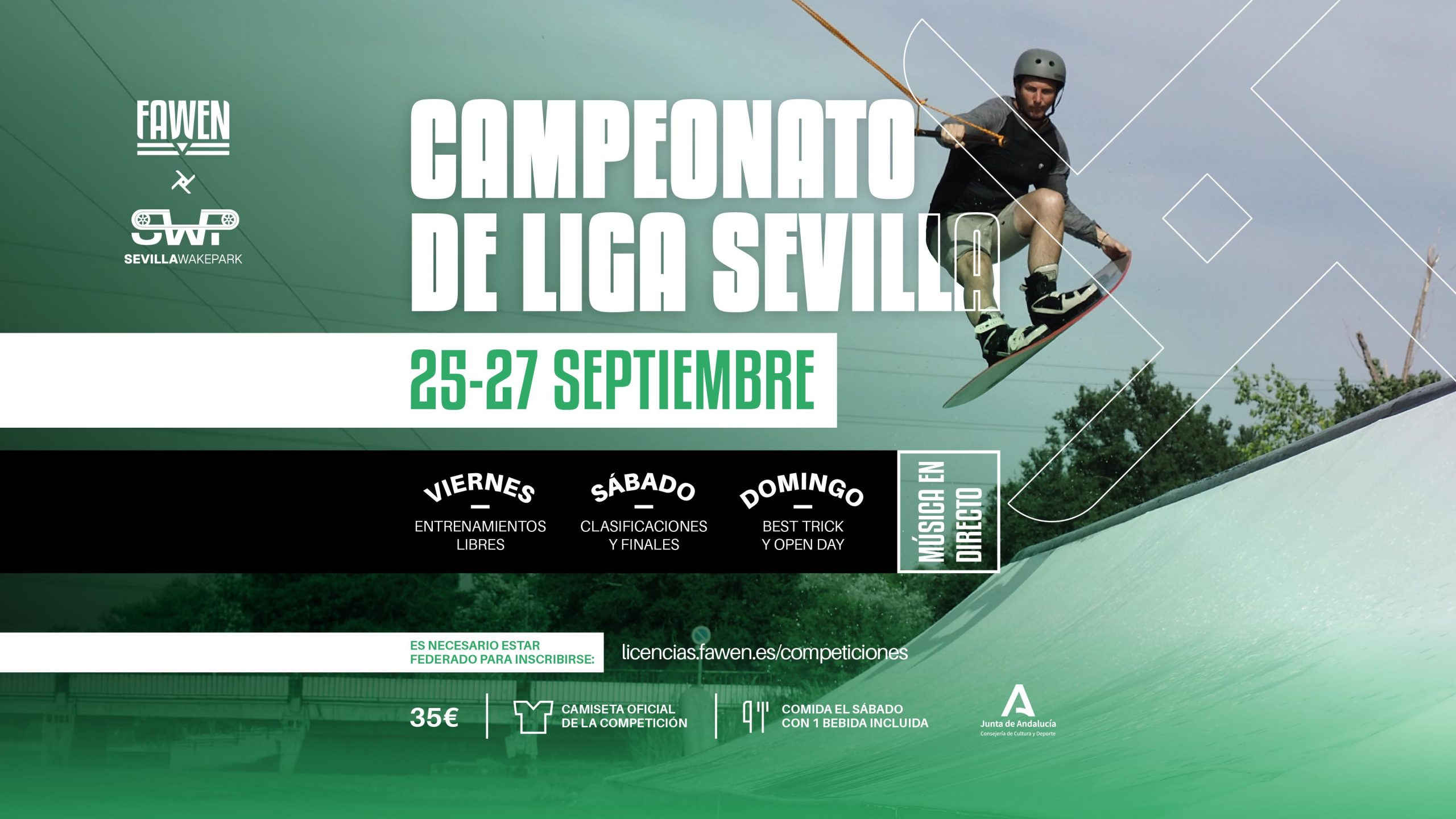 Cartel Campeonato de Liga Sevilla FAWEN